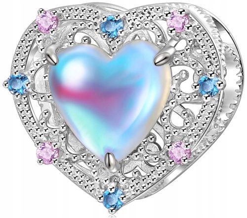  Charms Pendant Charms Heart Silver 925