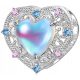  Charms Pendant Charms Heart Silver 925