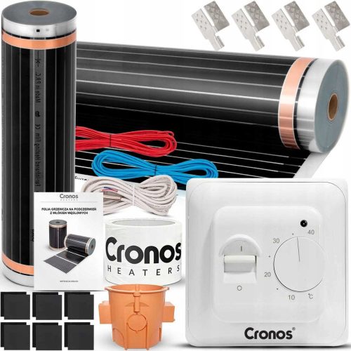 CRONOS INFRARED HEATING FOIL IR MATTE WITH THERMOSTAT 140 W/m2 2 m2