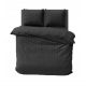  Linge de lit hôtel 200x220 rayures damassé, COTON BLANC