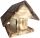  Wooden birdhouse for the garden, large house, stand