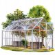 Serre Polytunnel, panneaux plastiques HDM 3,7 x 1,9 m x 195 cm