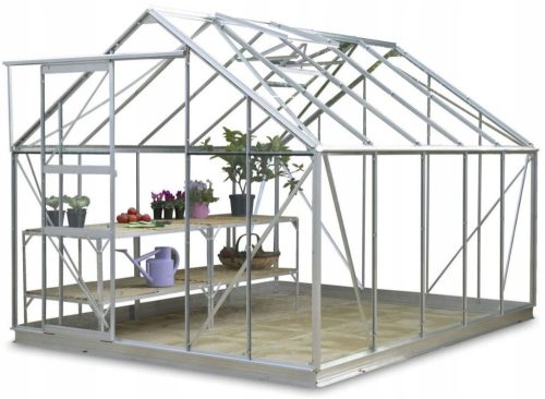 Serre Polytunnel, panneaux plastique HDM 3,7 x 2,8 mx 205 cm