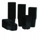  GARFIT flowerpot 9 cm x 9 x 10 cm, black plastic