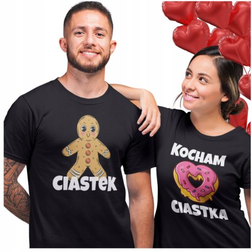 Cool, funny gadgets VALENTINE'S DAY GIFT 2 T-SHIRTS FOR HIM AND HER COOKIES I LOVE COOKIES