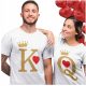 Cool Funny Gadgets VALENTINES DAY GIFT T-Shirt for Couples His and Hers Q&K Set of 2