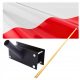  NATIONAL SET POLISH FLAG POLAND + STICK + HANDLE