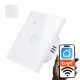 SWITCH GLASS WIFI LIGHT SWITCH WHITE SINGLE TUYA SMART FI60