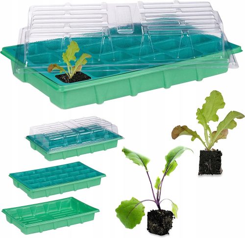 Greenhouses, Mini Greenhouses and Mini Greenhouses 24× Mini Greenhouse 38 cm x 24.5 cm, Plastic