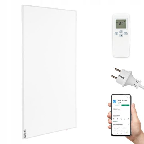 900 W infrared heating panel + WIFI PILOT thermostat