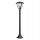  Square light pole Polux E27 87 cm black