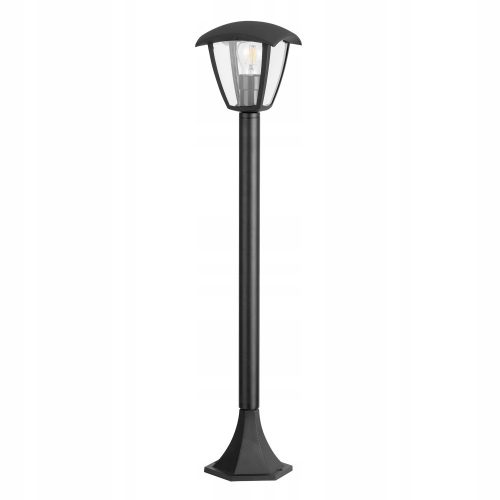  Square light pole Polux E27 87 cm black