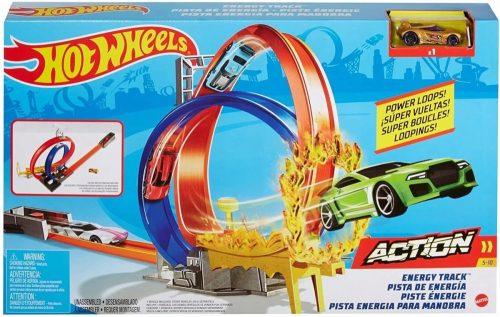  Hot Wheels Set Double Loop GND92 + HOT WHEELS MYSTERY MODELS AUTO IN EINER TASCHE