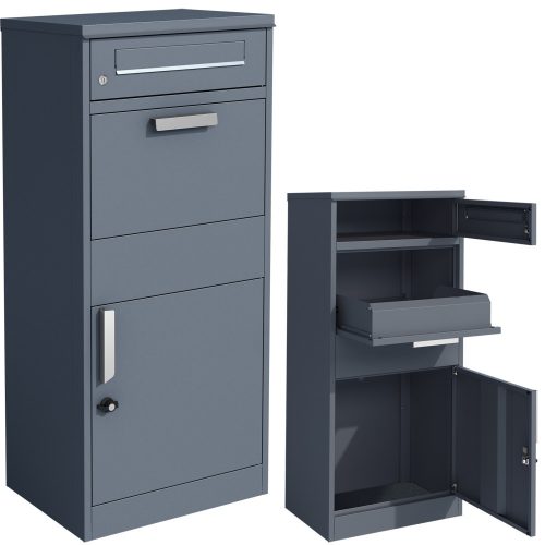 Jumi mailbox in shades of gray