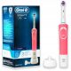  Oral-B Vitality D100 Electric Toothbrush with Braun Technology, Pink