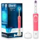 Oral-B Vitality D100 Electric Toothbrush with Braun Technology, Pink