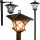  Cortina built-in solar light, black, 155 cm, 1 pc.