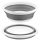 Interlook round bowl, 9 l, white, shades of grey