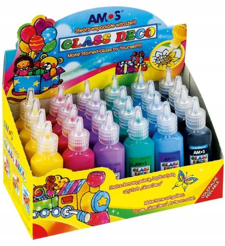  Amos Glass Colors 24 pcs. x 22 ml