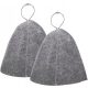 Saunas and Accessories Unisex felt sauna hat with protective hair*2