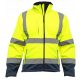 SNOW THUNDER SOFTSHELL high visibility jacket size S