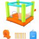 Trampoline, inflatable castle for jumping, net, blower