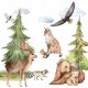  Large wall stickers with forest animals