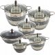  Zilner Premium pot set, stainless steel, 12-piece