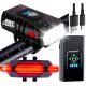  Bicycle lighting set LOGIT BC-100 800 lm + bicycle rear light LED rear with USB battery