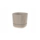  Galicja Pera 4 flowerpot 20.5x20.5x18.5 cm beige