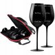 Glasses and cups Divinto Who Cares red wine glasses black 750ml 2 pcs.