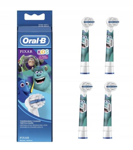  Original Oral-B Pixar children's toothbrush head (4 pcs.)