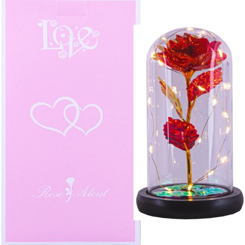 Flowers and flower boxes for Valentine's Day Norimpex eternal rose 20 cm