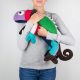 Cool, funny gadgets Warming chameleon because it hugged her hot water bottle