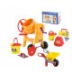 Wader-Polesie set concrete mixer with trailer hitch and accessories 8 pcs.