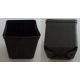  Zoigarden flowerpot 13 cm x 13 x 13 cm diameter 13 cm plastic black