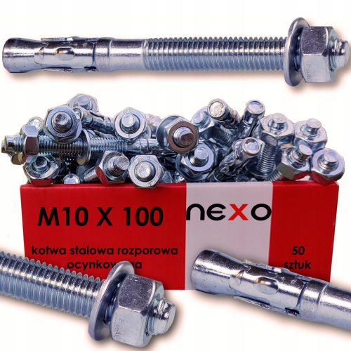 EXPRESS STEEL ANCHOR IN CONCRETE M10x100 50 RING PIECE