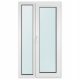 PVC balcony window 1300x2300, white, with tilt function