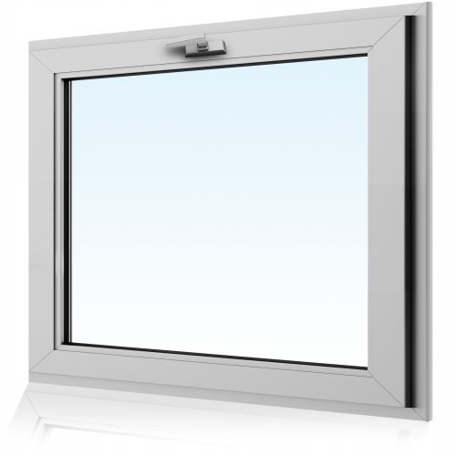 WHITE TILTING PVC WINDOW, MEASUREMENTS FOR ANY SIZE