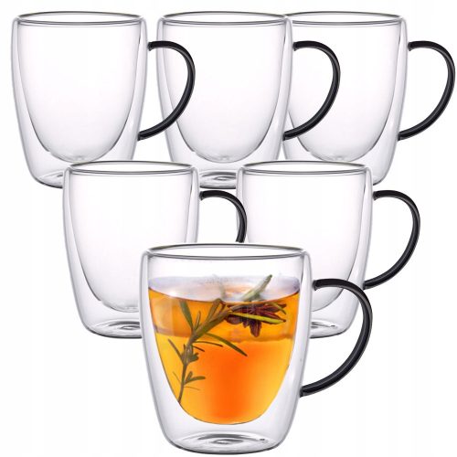 Glasses and cups MG Home coffee and tea glasses 300 ml 6 pcs.