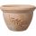 Deroma flowerpot 18 cm x 18 x 15 cm diameter 18 cm natural ceramic, terracotta