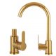 APKOMFORT DEGO GOLD floor-standing kitchen faucet