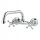 Focus Sanitar wall-mounted washbasin faucet Focus Sanitary Chrome