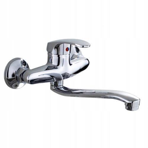 Maibang Classic Wall Kitchen Faucet, Silver