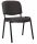 ISO chair, conference, stackable, black