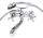 Focus Sanitar two-handle wall-mounted bath and shower mixer, chrome