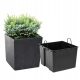  Flowerpot Lamela 30 cm x 30 x 30.5 cm diameter 30 cm plastic black