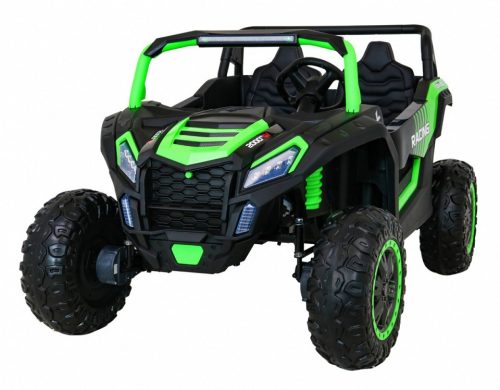  Buggy ATV Racing for 2 children Green + 4x4 drive + Remote control + Slow start + M