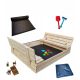 Sandpits for children LARGE wooden sandpit 140x120x20, closed