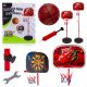 2-in-1 BASKETBALL Game Set for Kids, Dart, Ball, Pump Setting